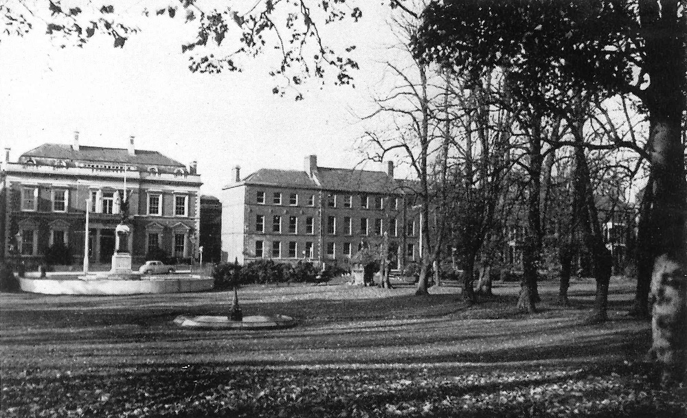 Technical School and Castle Gardens, Lisburn, 1952