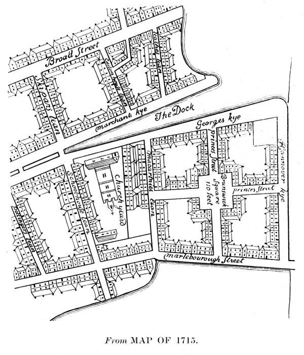 Map of 1715 