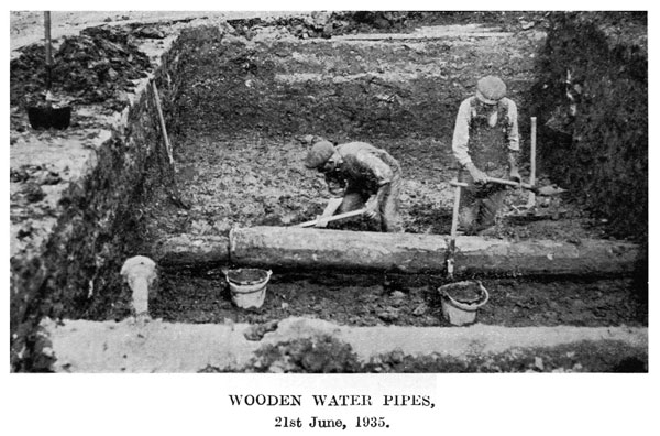 Wooden Water Pipes, 21st June, 1935.