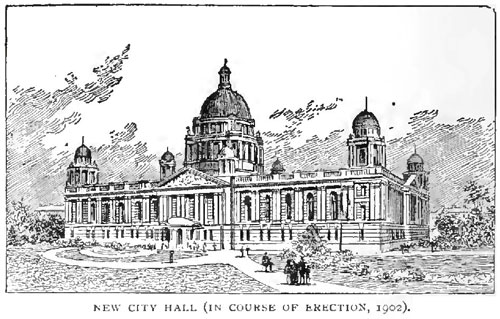 New City Hall (in course of erection, 1902)