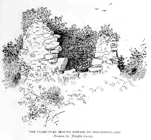 THE CLOIC-TEAC (ROUND TOWER) ON INIS-MAHEE. 19O2