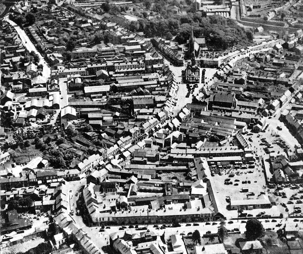 Ariel View of Lisburn, 1952