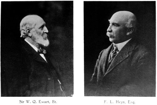 Sir W. Q. Stewart Bt and F. L. Heyn Esq.
