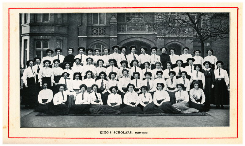 King's Scholars, 1910-1912