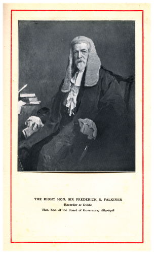 The Right Hon. Sir Frederick R. Falkiner